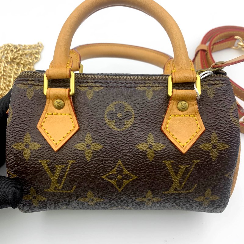 Louis Vuitton 經典老花speedy mini,LV,路易威登,Nano,小廢包,波士頓包,真品現貨,免運-10