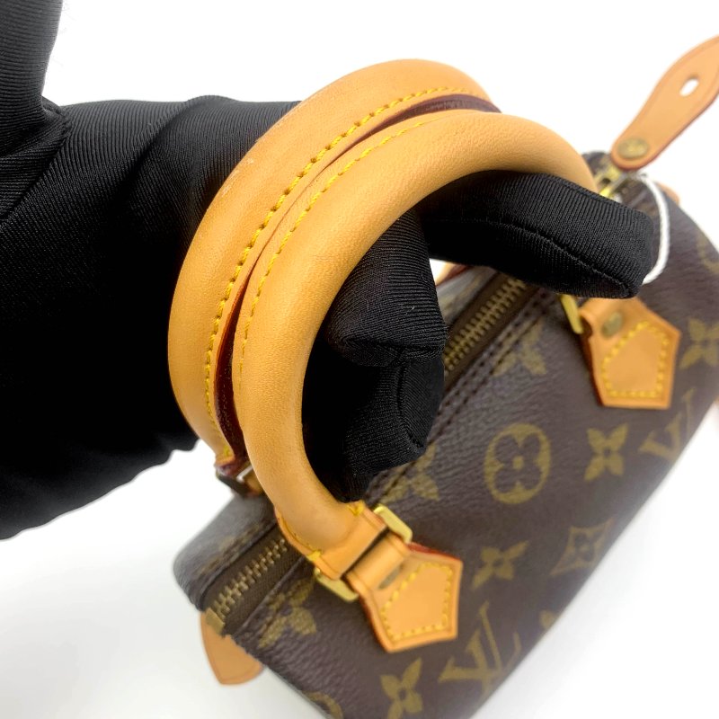 Louis Vuitton 經典老花speedy mini,LV,路易威登,Nano,小廢包,波士頓包,真品現貨,免運-18