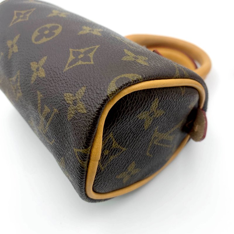 Louis Vuitton 經典老花speedy mini,LV,路易威登,Nano,小廢包,波士頓包,真品現貨,免運-22