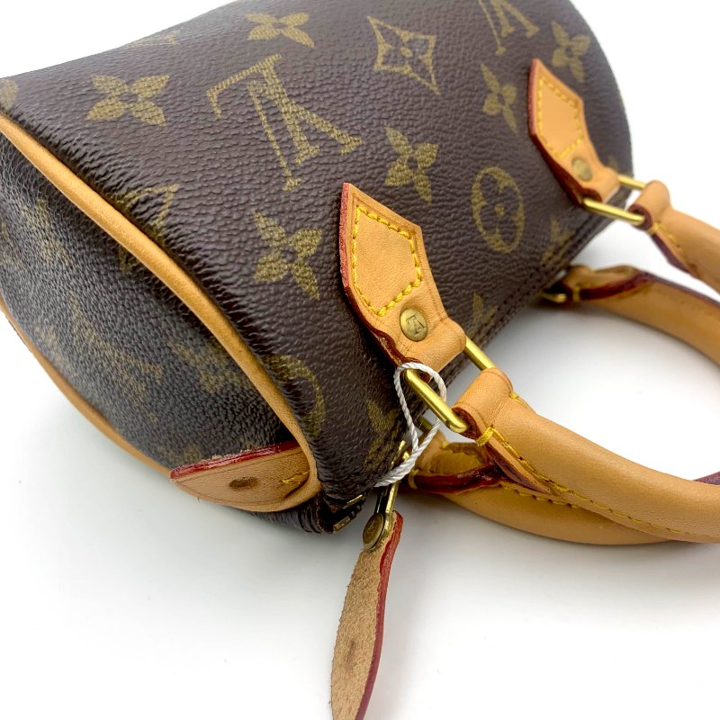 Louis Vuitton 經典老花speedy mini,LV,路易威登,Nano,小廢包,波士頓包,真品現貨,免運-23