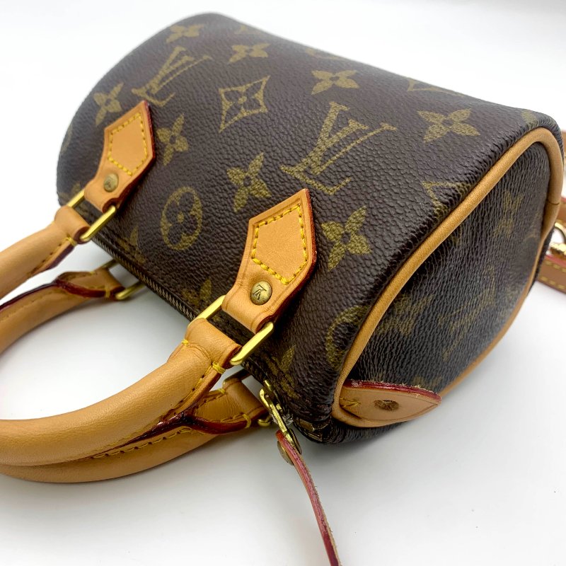 Louis Vuitton 經典老花speedy mini,LV,路易威登,Nano,小廢包,波士頓包,真品現貨,免運-28