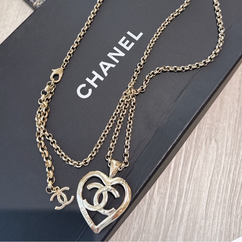 CHANEL 愛心簍空腰鏈-1