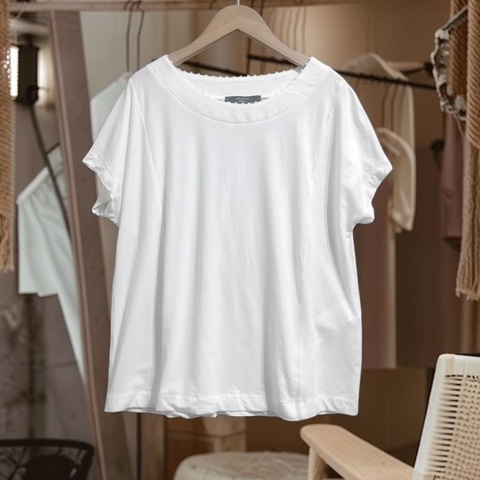 Max Mara weekend 米白色別緻簡約落肩上衣  女 S 160/84A