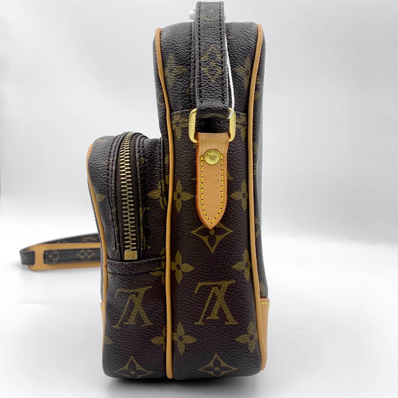 Louis Vuitton 老花雙層相機包，LV經典包，路易威登，麻將包，側背包，二手真品，正品，現貨，免運-2