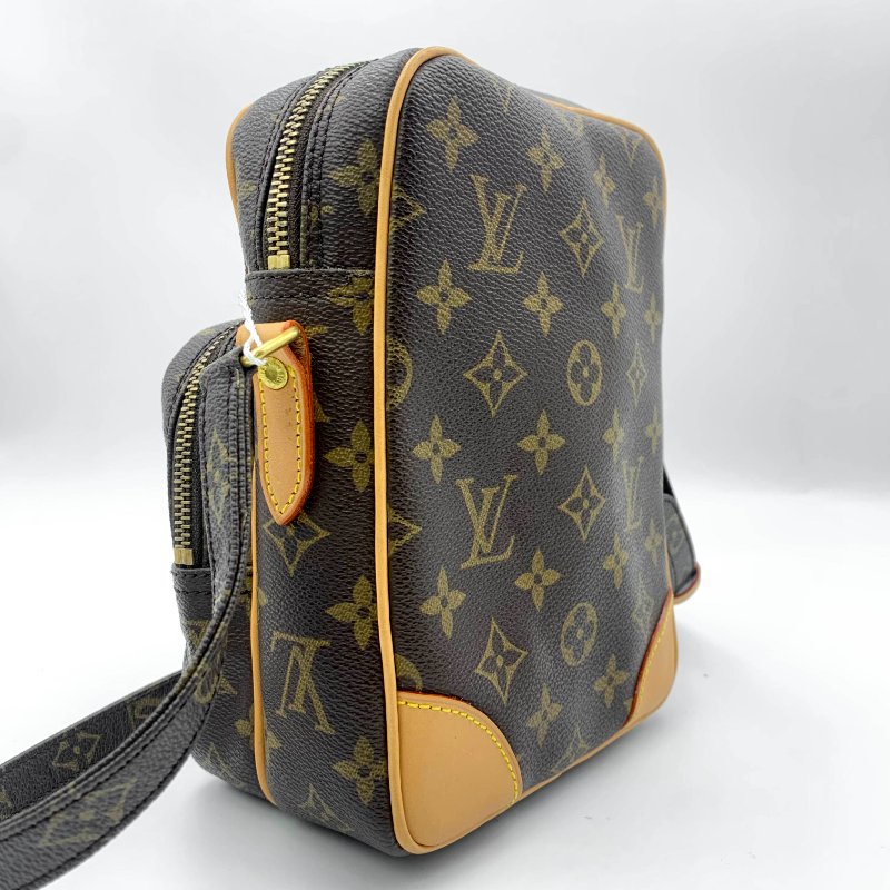 Louis Vuitton 老花雙層相機包，LV經典包，路易威登，麻將包，側背包，二手真品，正品，現貨，免運-3