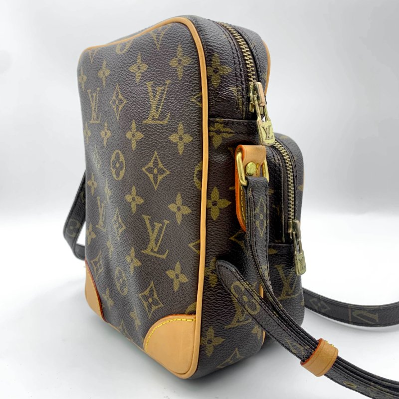 Louis Vuitton 老花雙層相機包，LV經典包，路易威登，麻將包，側背包，二手真品，正品，現貨，免運-5