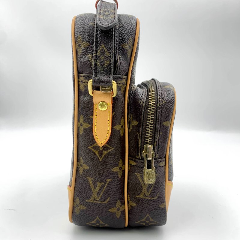 Louis Vuitton 老花雙層相機包，LV經典包，路易威登，麻將包，側背包，二手真品，正品，現貨，免運-6