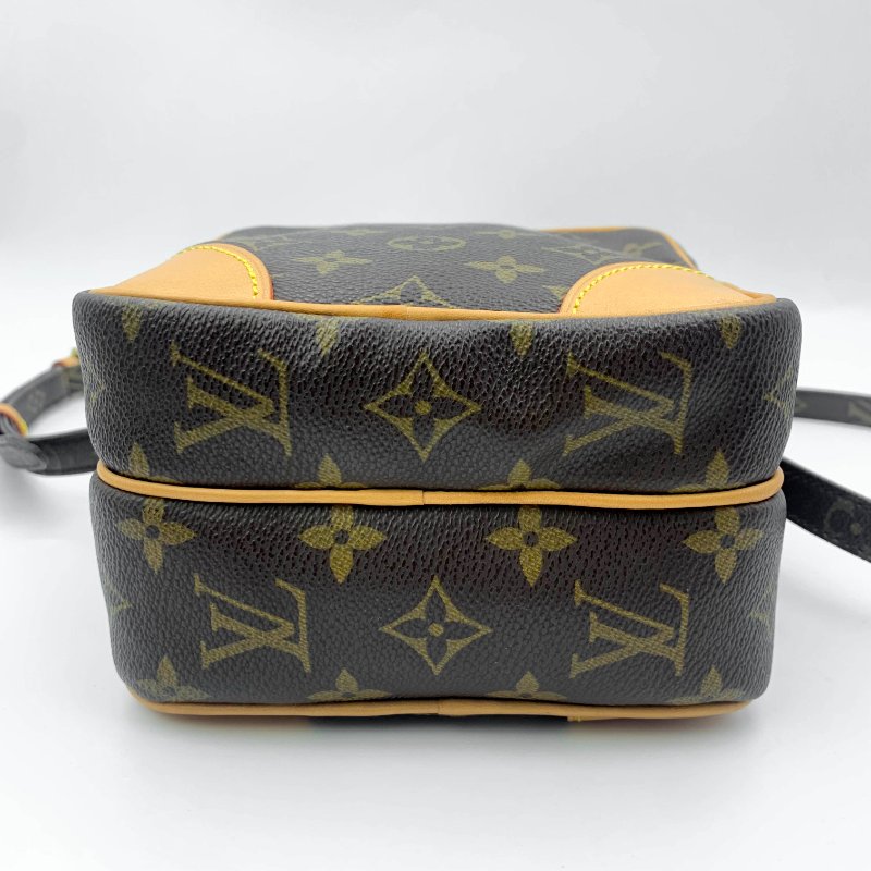 Louis Vuitton 老花雙層相機包，LV經典包，路易威登，麻將包，側背包，二手真品，正品，現貨，免運-17