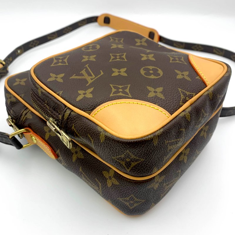 Louis Vuitton 老花雙層相機包，LV經典包，路易威登，麻將包，側背包，二手真品，正品，現貨，免運-18