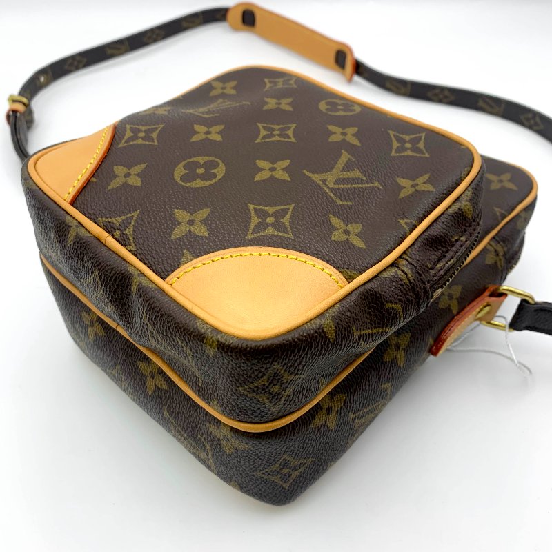 Louis Vuitton 老花雙層相機包，LV經典包，路易威登，麻將包，側背包，二手真品，正品，現貨，免運-19