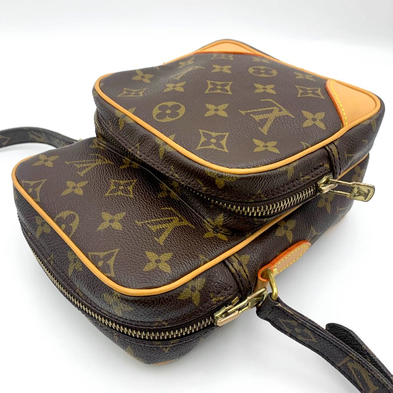 Louis Vuitton 老花雙層相機包，LV經典包，路易威登，麻將包，側背包，二手真品，正品，現貨，免運-21