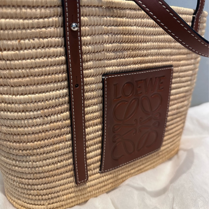 LOEWE Basket 草編托特包-1