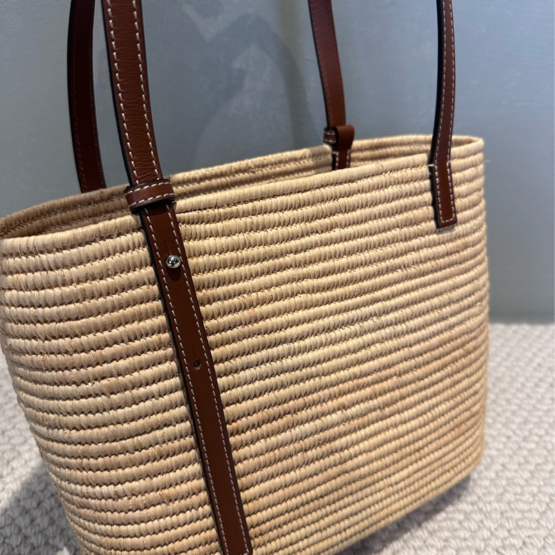 LOEWE Basket 草編托特包-3