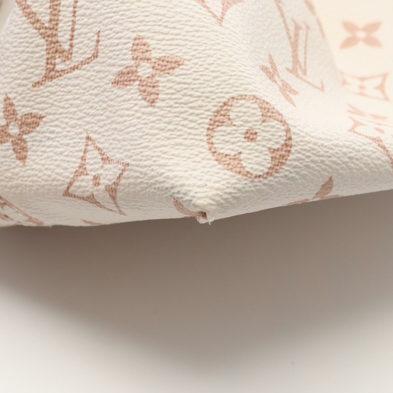 LOUIS VUITTON Atlantis GM 手提包 M24409 Monogram 帆布 白色棕色 二手-4