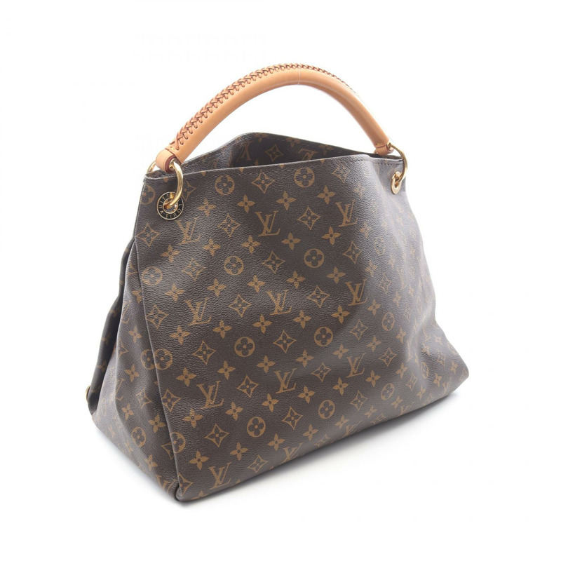 LOUIS VUITTON ArtsyMM 單肩包 M40249 Monogram 帆布皮革棕色二手 LV-1