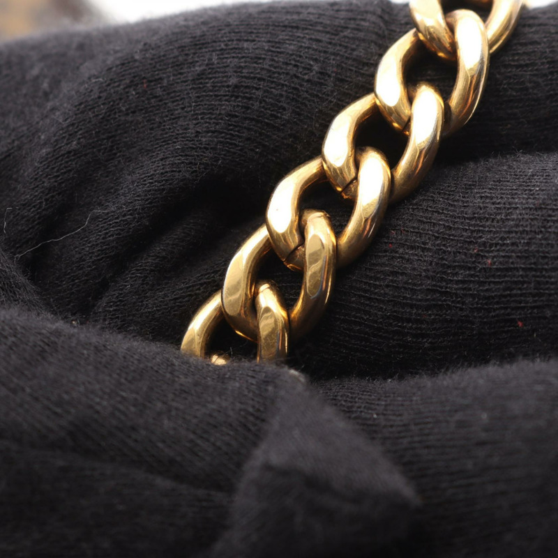 LOUIS VUITTON Passy 單肩包 M45592 Monogram 帆布 棕色 黑色 二手 女款-8