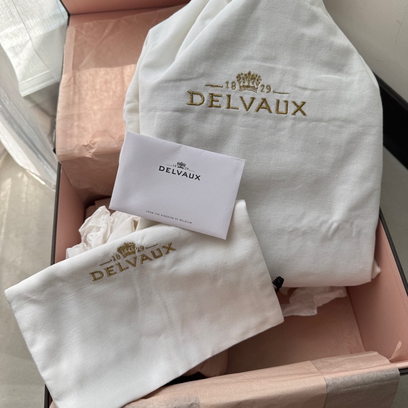 DELVAUX 德爾沃 Tempête PM Crispy Calf｜太平洋藍-9成新-18