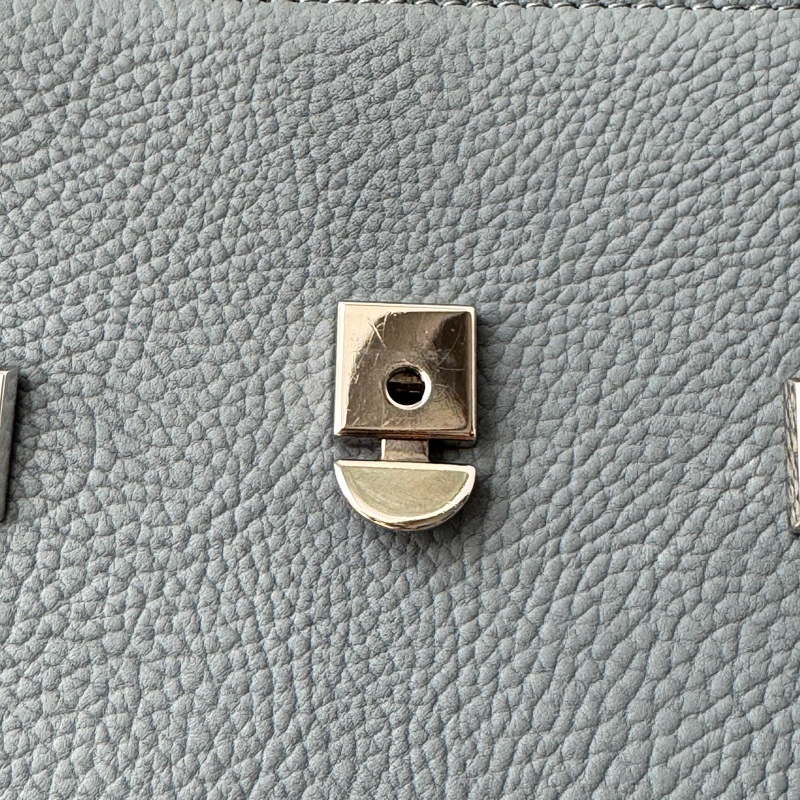 DELVAUX 德爾沃 Tempête PM Crispy Calf｜太平洋藍-9成新-26