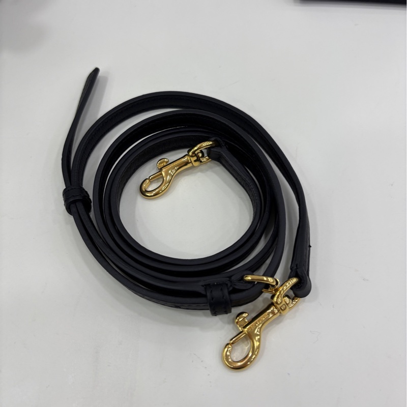 Saint Laurent聖羅蘭Ysl全皮黑色金扣 mini 鞦韆包-8