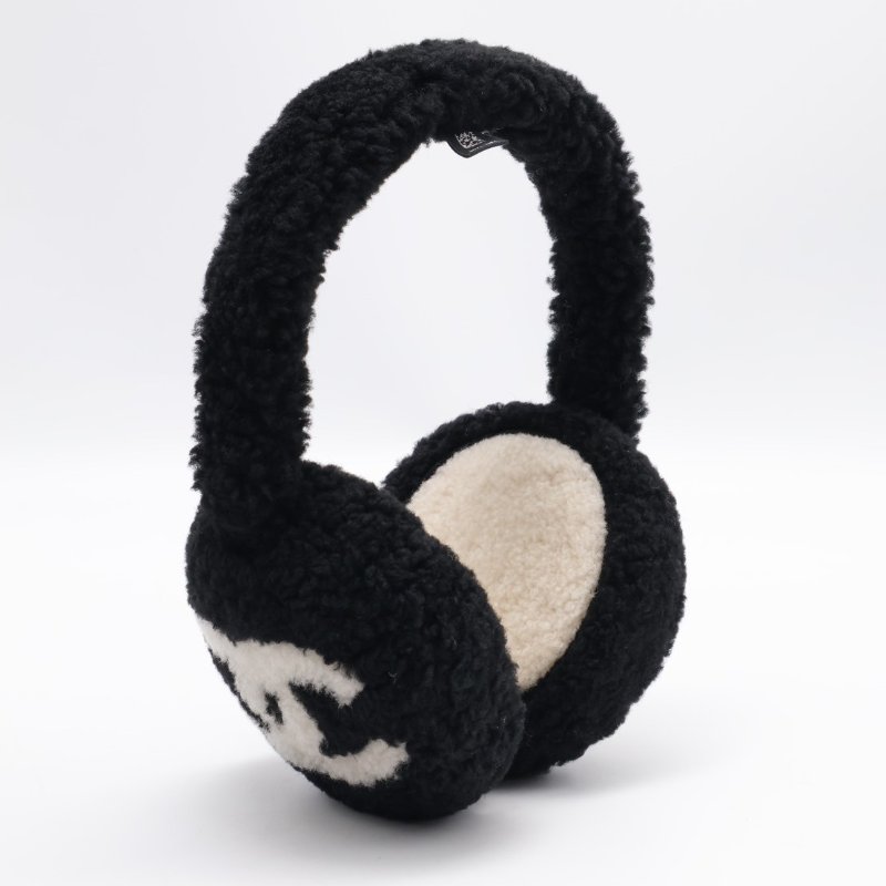 CHANEL 25B絨毛耳罩 - 黑白-3