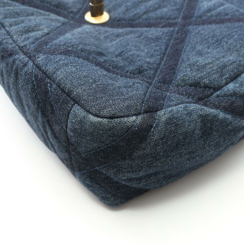 CHANEL 19 dix-neuf Matelasse 鏈條單肩包 AS1161 牛仔藍 二手 女款 CC-6