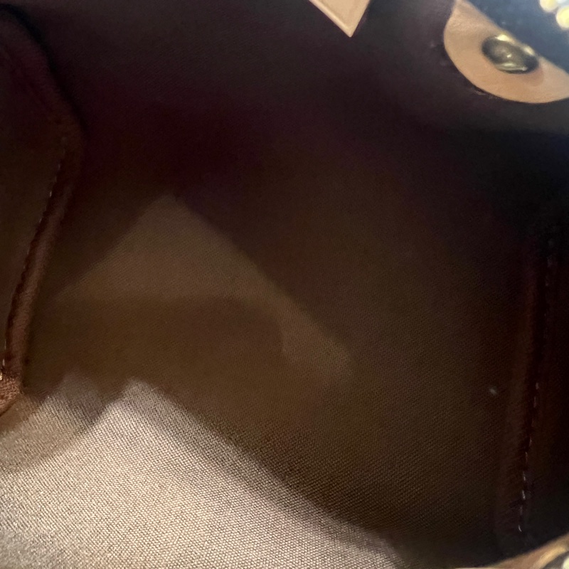 LV 原花金釦Nano speedy手提斜背波士頓包M61252-13