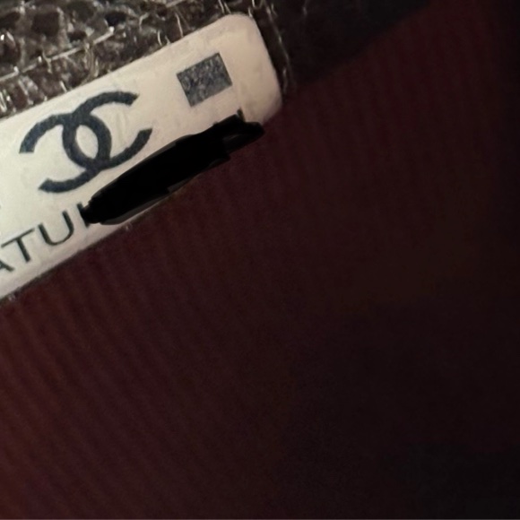 香奈兒 Chanel ㄧ字零錢包 黑金 荔枝牛皮 /收納袋/ 卡包 晶片款-15