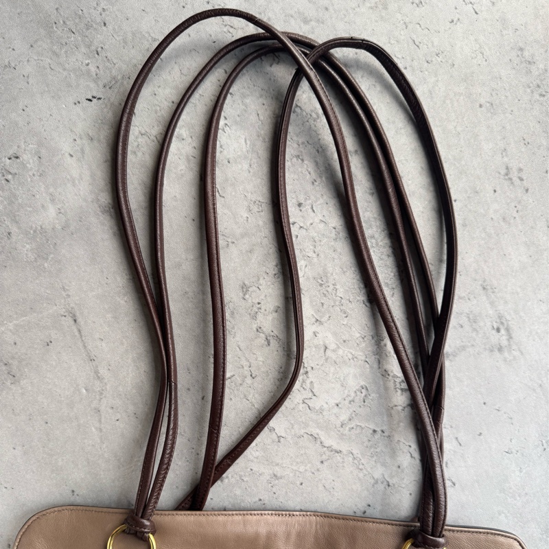 LANVIN 羊革托特包 Tote Bag 通勤包 上學 輕便真皮-9