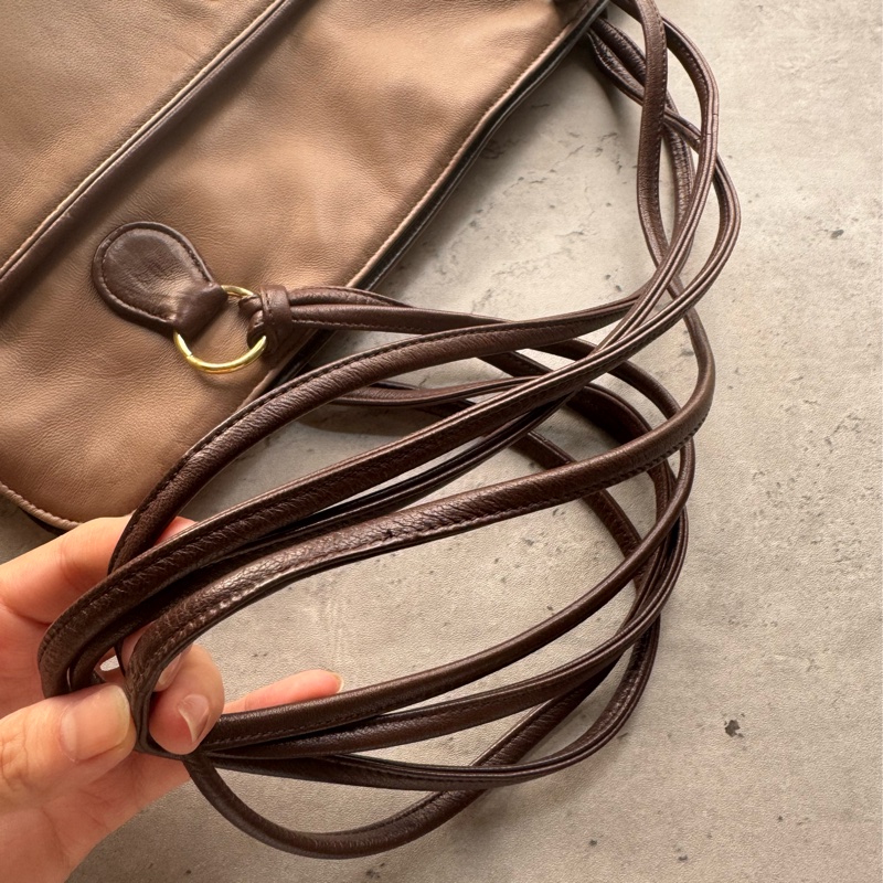 LANVIN 羊革托特包 Tote Bag 通勤包 上學 輕便真皮-10