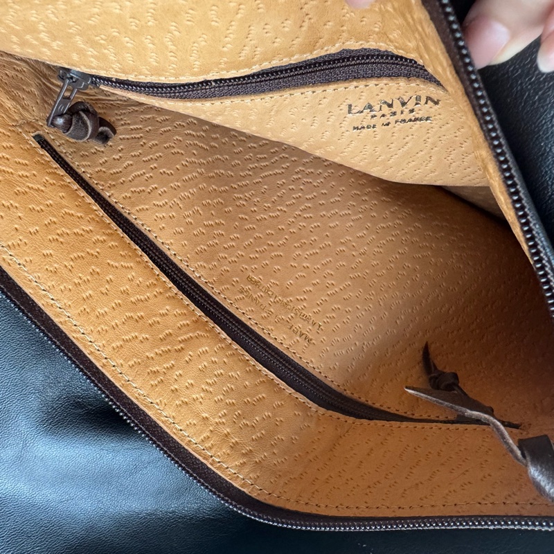 LANVIN 羊革托特包 Tote Bag 通勤包 上學 輕便真皮-18