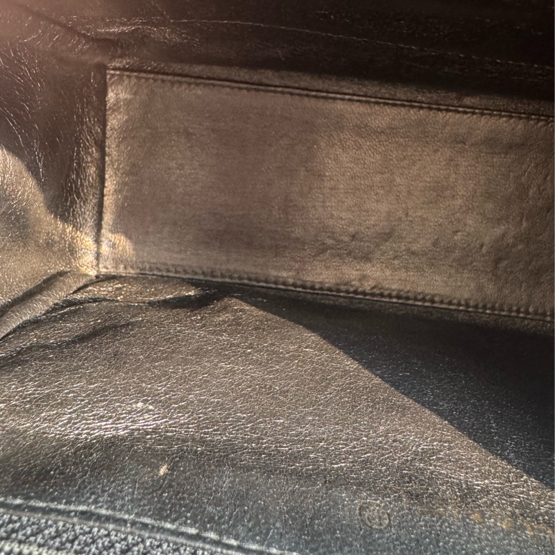 chanel黑菱格拉鏈方形肩背包-56