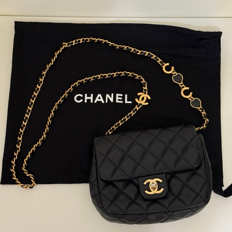 Chanel 2022年愛心琺瑯方胖-0