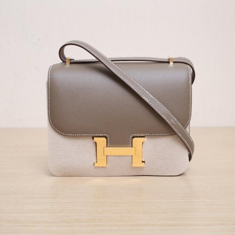 Constance 康康 19 18大象灰 Epsom皮 U刻 金釦-0