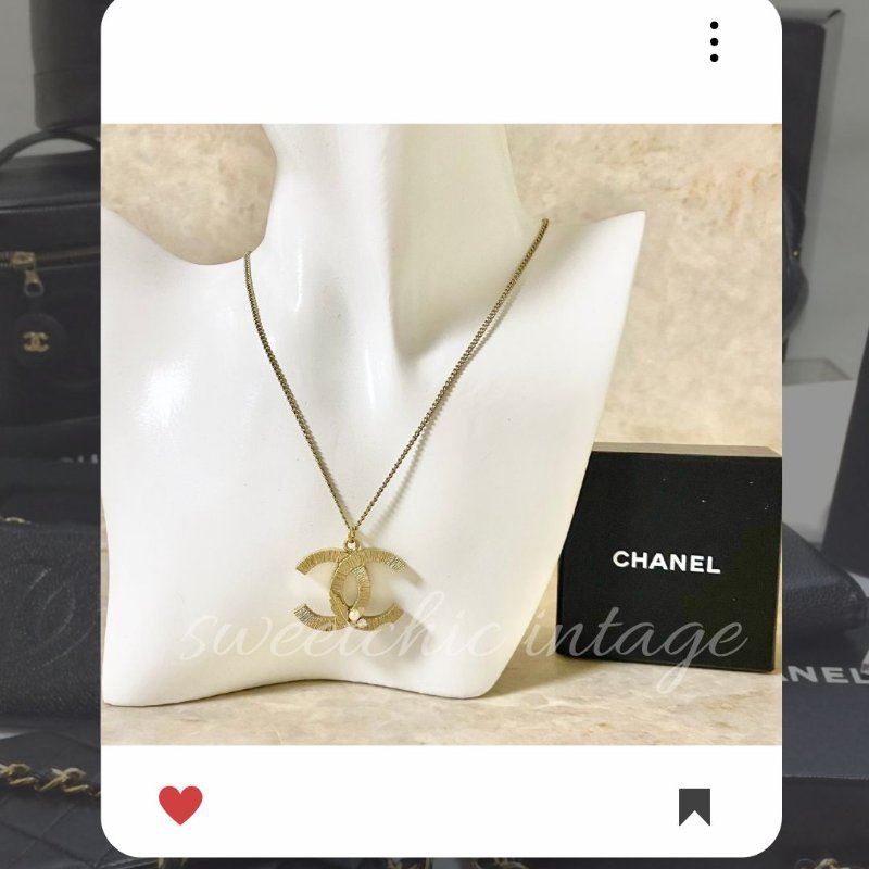 💖 9 月新品上架 🔥💖 ✨超美新到 ！香奈兒 Chanel 經典金色小珍珠項鏈 🔥 香奈兒熱賣款 香奈兒項鏈 CHANEL NECKLACE-1