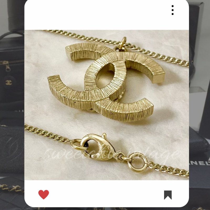 💖 9 月新品上架 🔥💖 ✨超美新到 ！香奈兒 Chanel 經典金色小珍珠項鏈 🔥 香奈兒熱賣款 香奈兒項鏈 CHANEL NECKLACE-2