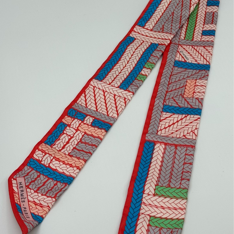 HERMÈS Twilly 100% 真絲絲帶-6