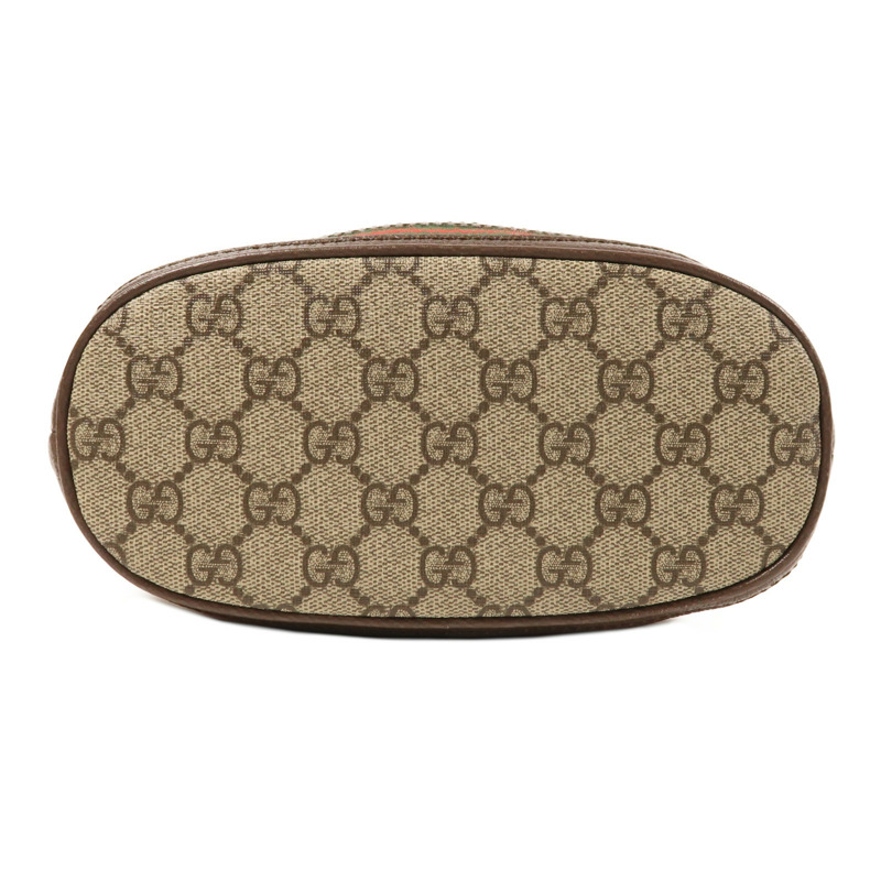 GUCCI 塗層帆布Ophidia GG Bucket Bag金扣手挽肩背兩用袋-3