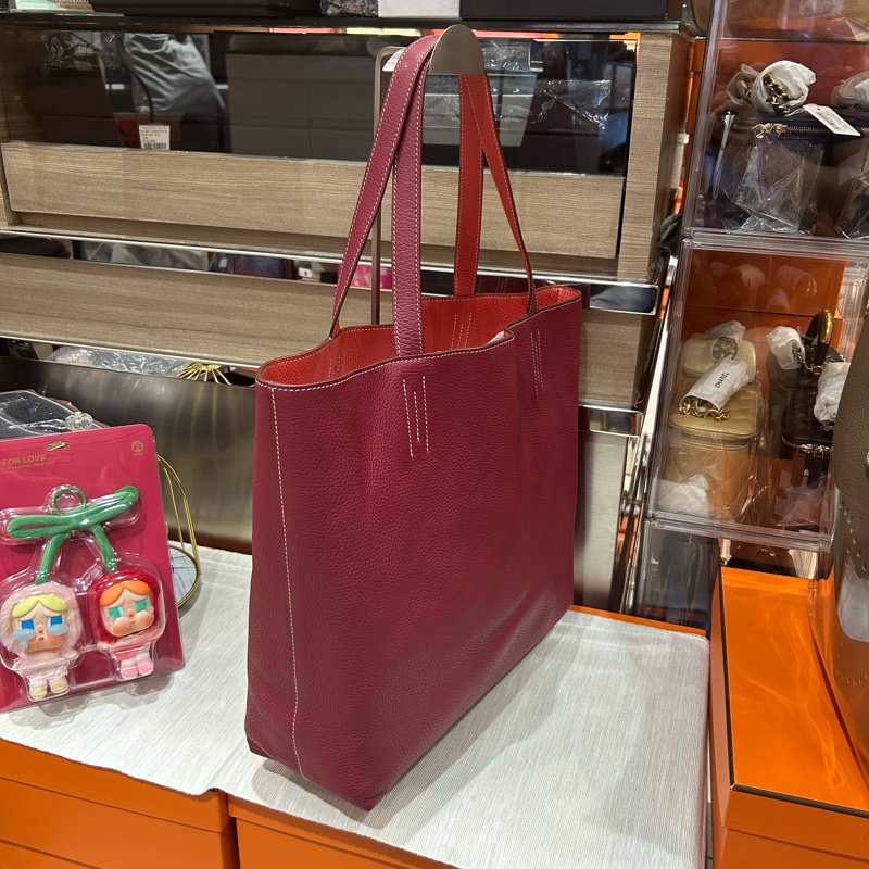 Hermes double sens tote bag-4