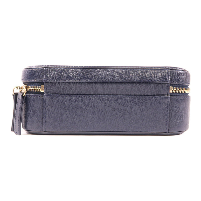 CHANEL 牛皮皮革Vanity Case金扣手挽肩背兩用袋-3