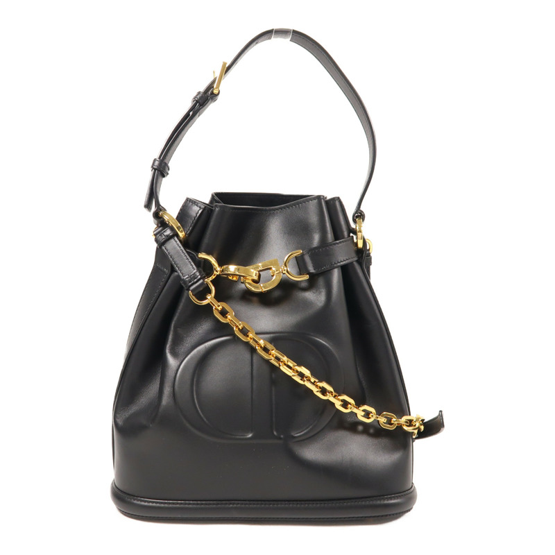Dior 牛皮皮革C'est Dior Bag金扣手挽肩背兩用袋-0