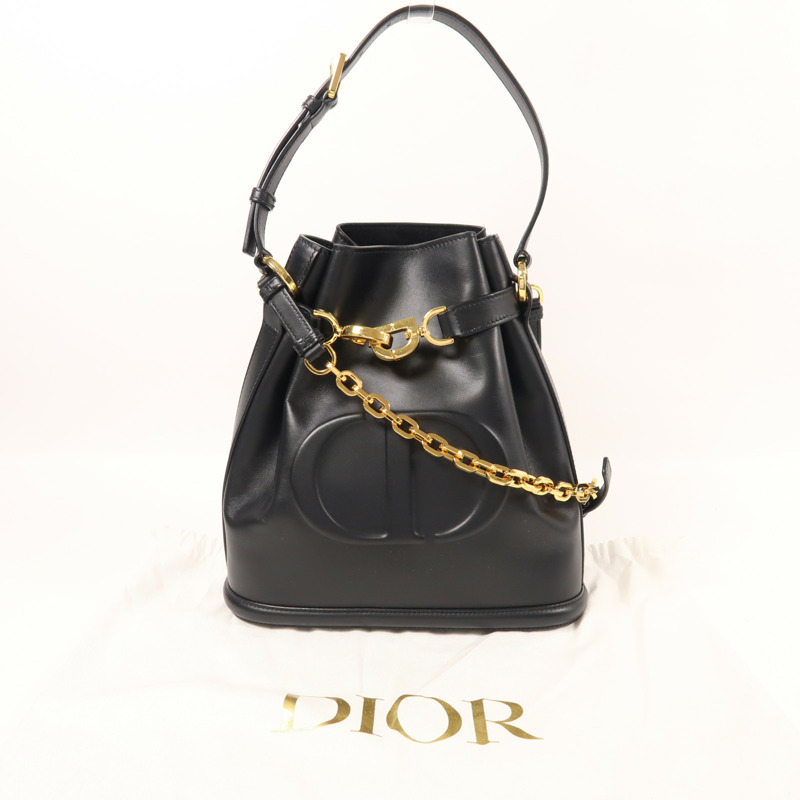 Dior 牛皮皮革C'est Dior Bag金扣手挽肩背兩用袋-8