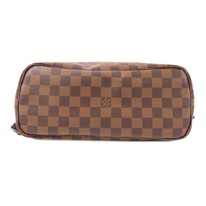 LOUIS VUITTON Damier Neverfull PM金扣肩背袋-3