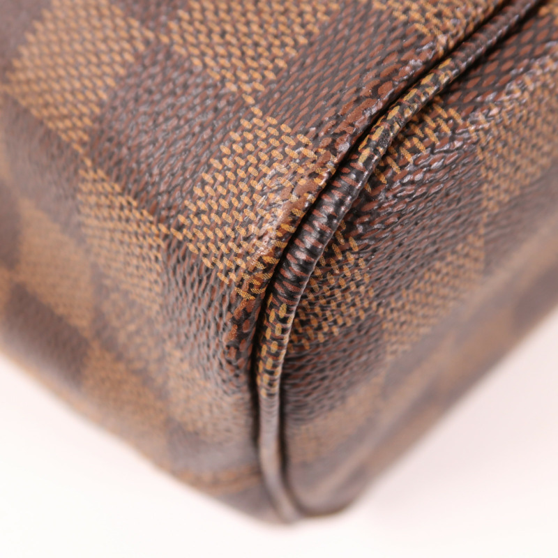 LOUIS VUITTON Damier Neverfull PM金扣肩背袋-11