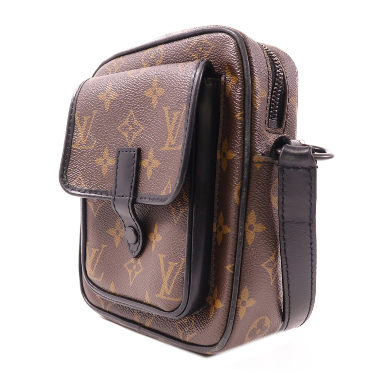 LOUIS VUITTON Monogram Macassar Christopher Wearable Wallet肩背袋-2