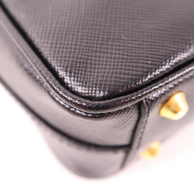 PRADA 牛皮皮革2 Way Shoulder金扣手挽肩背兩用袋-12