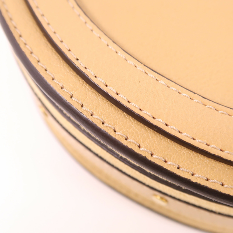 Chloe 牛皮皮革/麂皮皮革Shoulder Bag金扣手挽肩背兩用袋-9