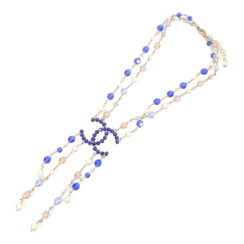 CHANEL 金屬/水晶Necklace項鍊-3