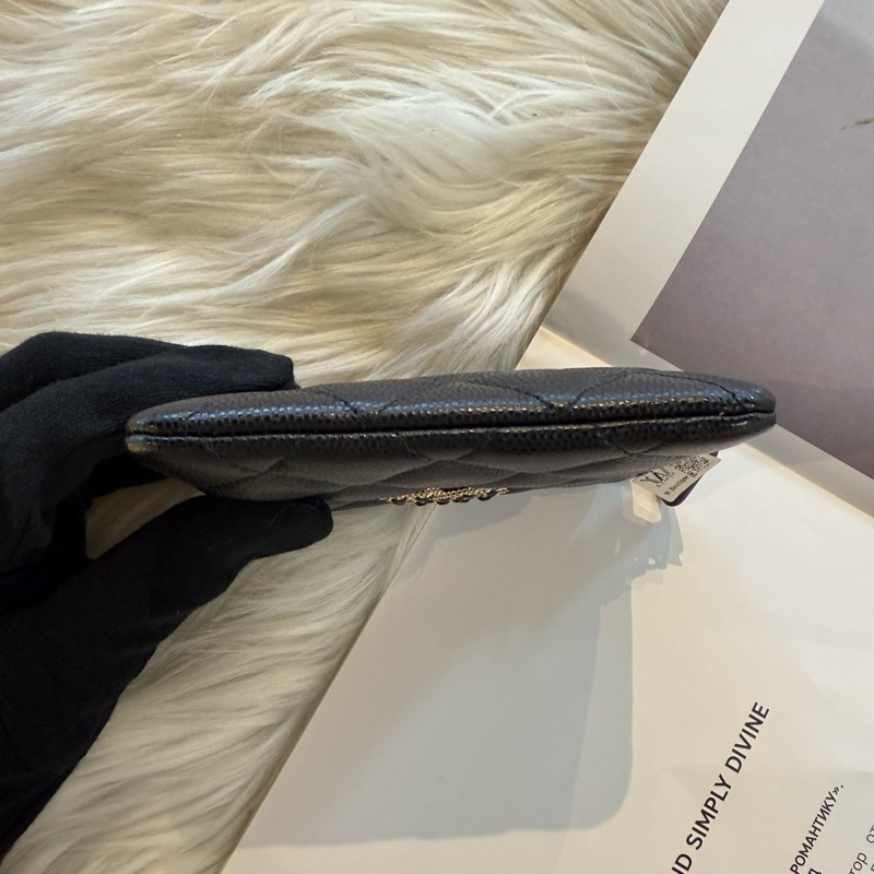 香奈兒 水鑽吐司零錢卡包 錢包-4