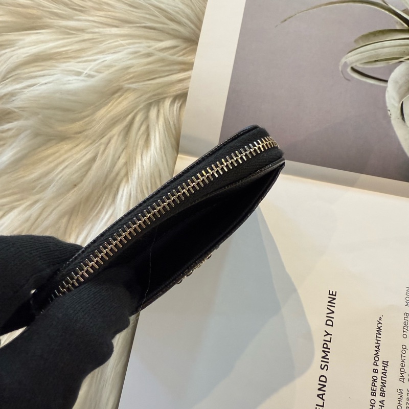 香奈兒 水鑽吐司零錢卡包 錢包-6