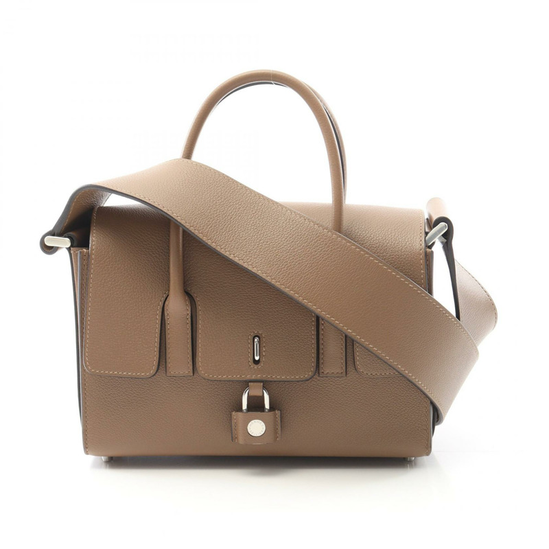 愛馬仕全新 Drug 22 單肩包 H080214CKD0 Evercolor 皮革 棕色 二手 B-0